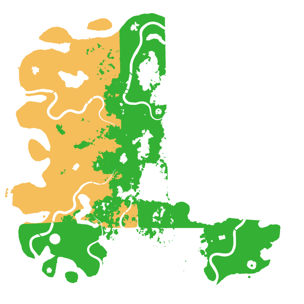 Biome Rust Map: Procedural Map, Size: 5000, Seed: 1656586626
