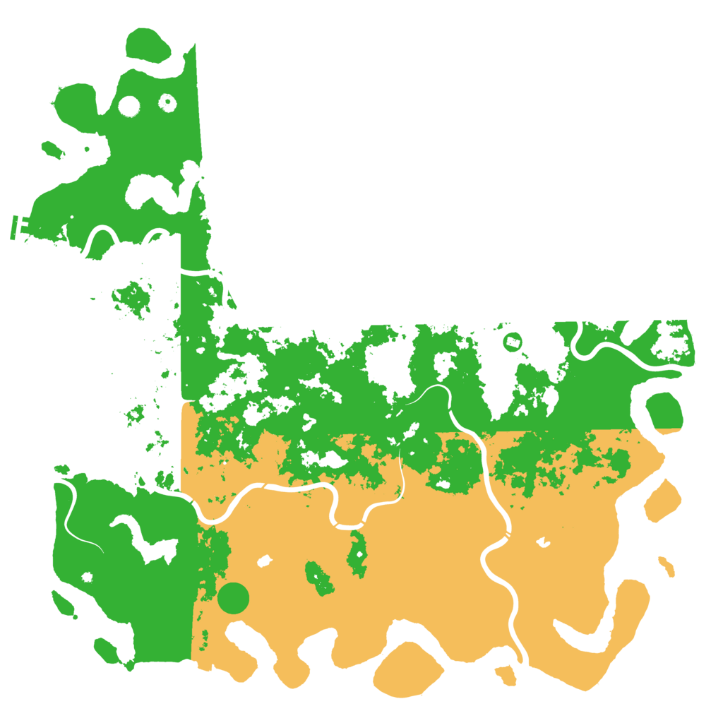 Biome Rust Map: Procedural Map, Size: 6000, Seed: 697113