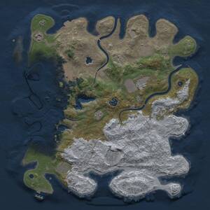 Thumbnail Rust Map: Procedural Map, Size: 4000, Seed: 2026680033, 15 Monuments