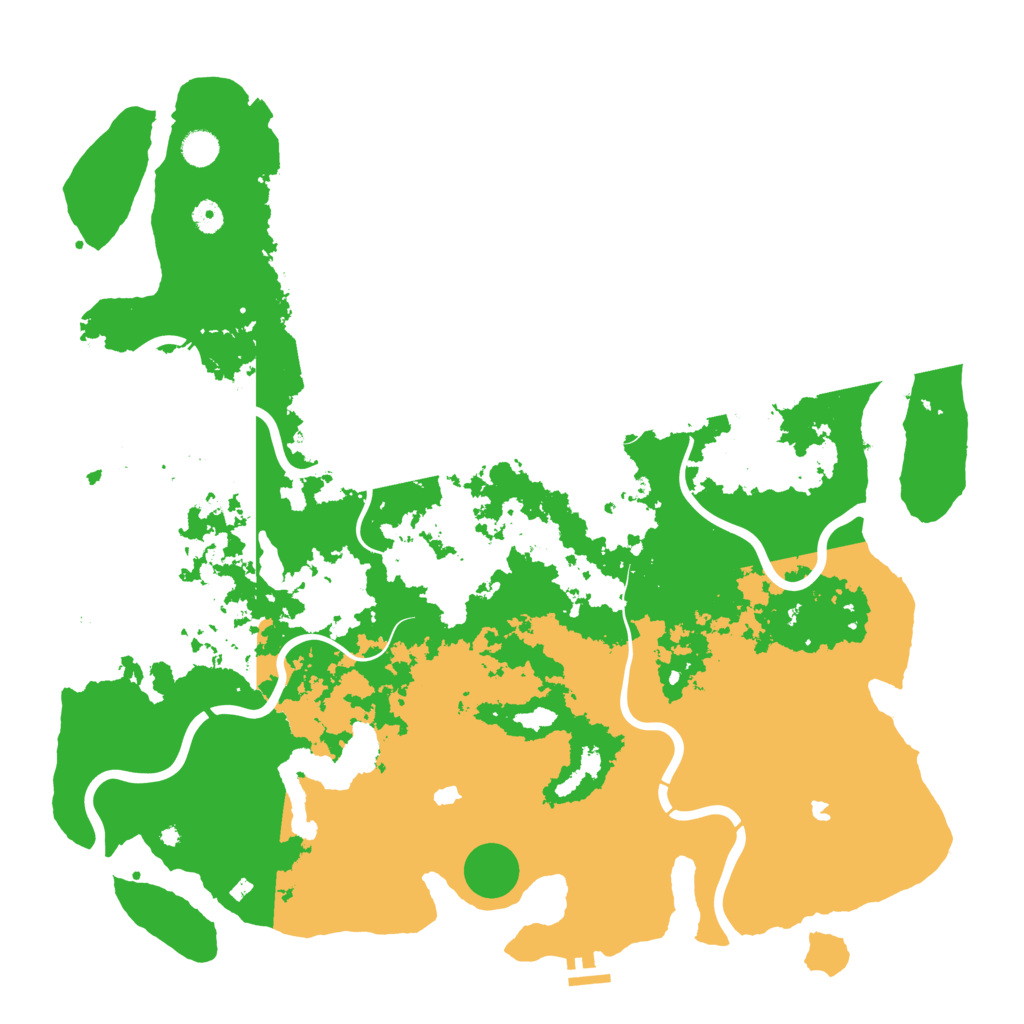 Biome Rust Map: Procedural Map, Size: 4900, Seed: 1945304819