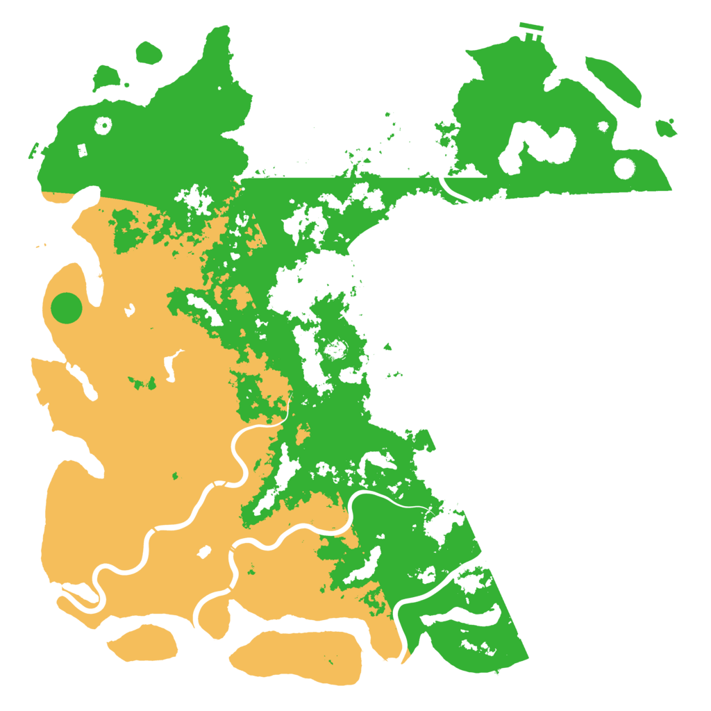 Biome Rust Map: Procedural Map, Size: 6000, Seed: 1573865673