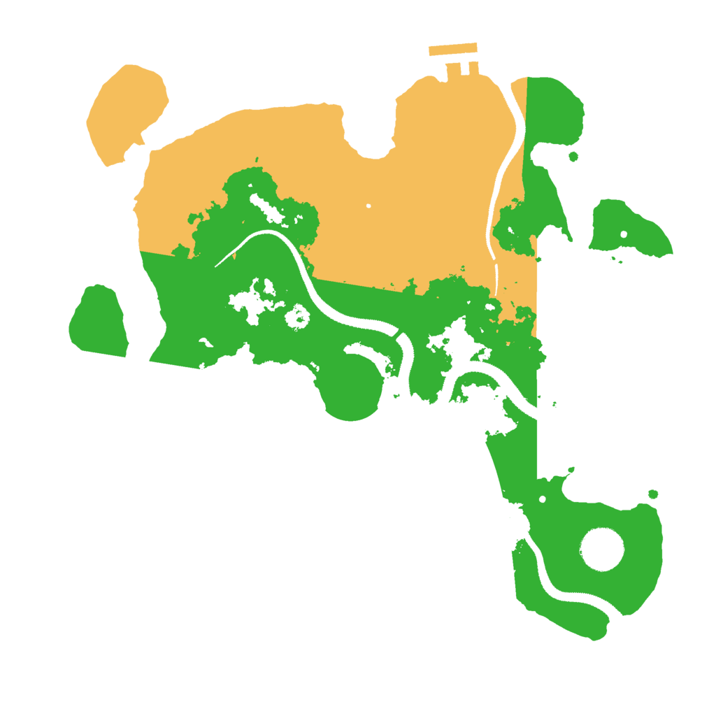 Biome Rust Map: Procedural Map, Size: 3000, Seed: 1490615721