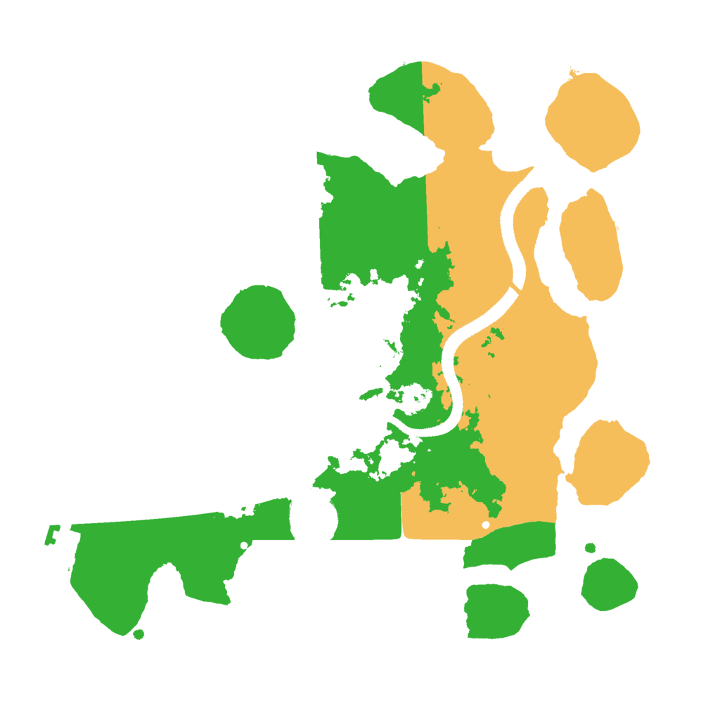 Biome Rust Map: Procedural Map, Size: 2750, Seed: 48452