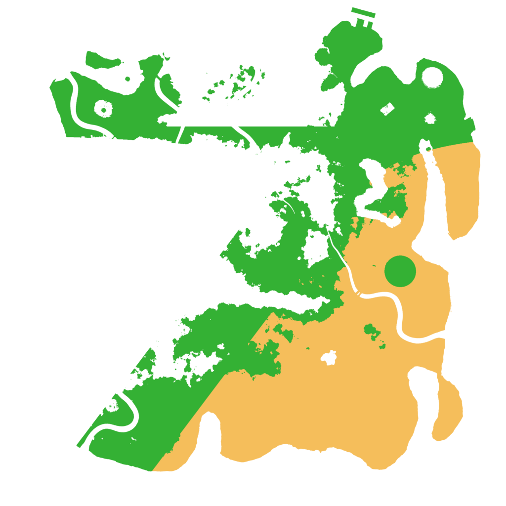 Biome Rust Map: Procedural Map, Size: 4250, Seed: 1288889509