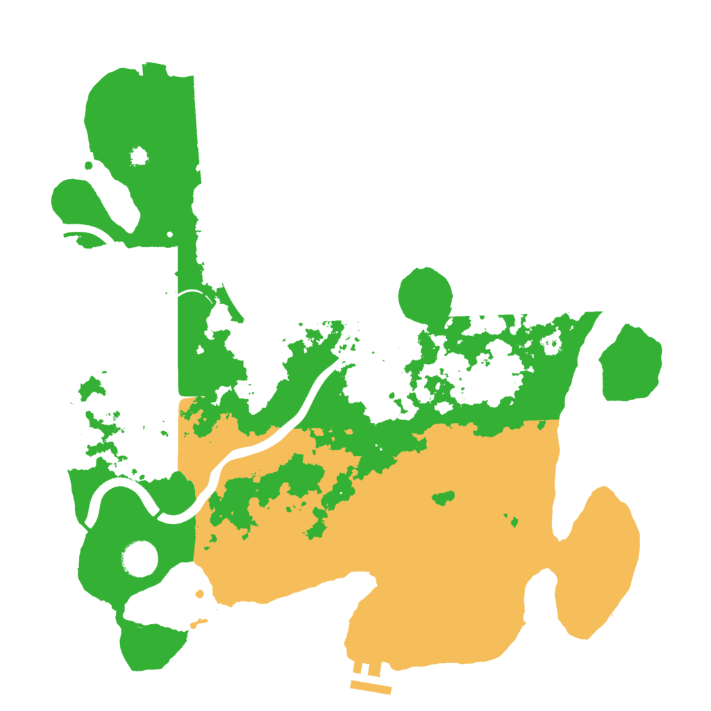 Biome Rust Map: Procedural Map, Size: 3500, Seed: 1767964926