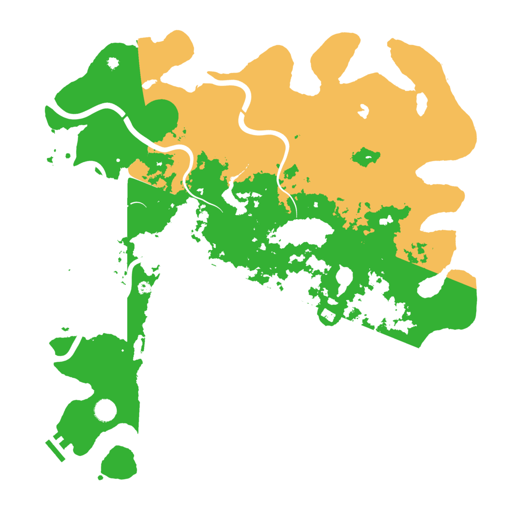 Biome Rust Map: Procedural Map, Size: 4000, Seed: 1176063282