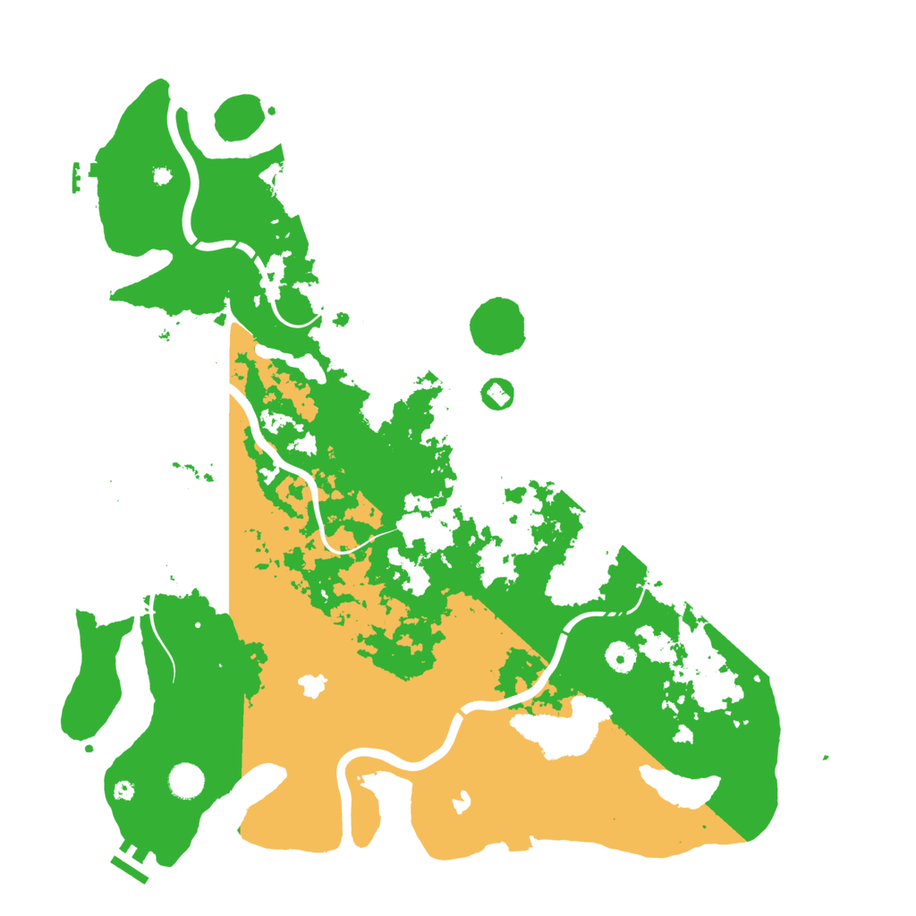 Biome Rust Map: Procedural Map, Size: 4500, Seed: 408113