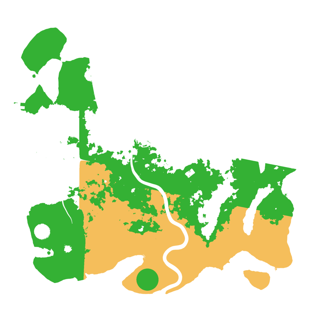Biome Rust Map: Procedural Map, Size: 3800, Seed: 2097596704