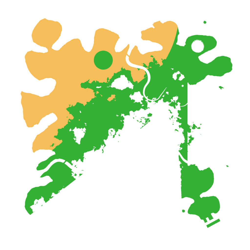 Biome Rust Map: Procedural Map, Size: 3500, Seed: 630561176