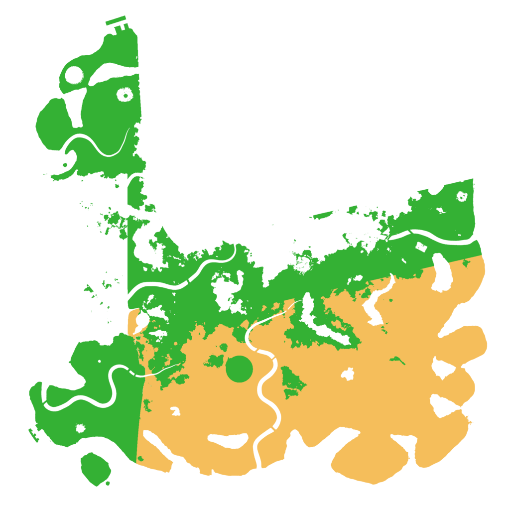 Biome Rust Map: Procedural Map, Size: 5000, Seed: 813168825