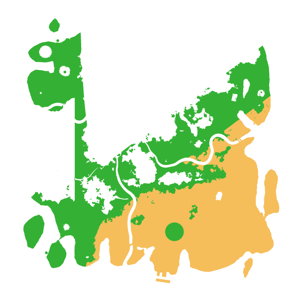 Biome Rust Map: Procedural Map, Size: 4263, Seed: 1109983704