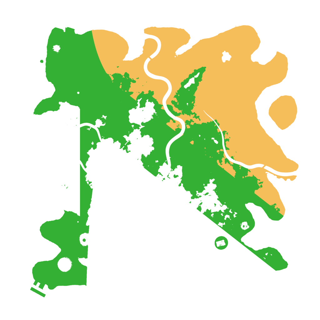 Biome Rust Map: Procedural Map, Size: 4000, Seed: 18531746