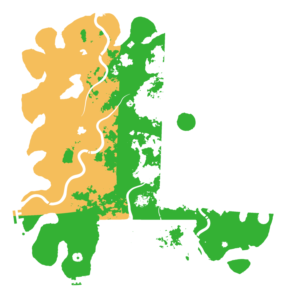 Biome Rust Map: Procedural Map, Size: 4500, Seed: 1854078996