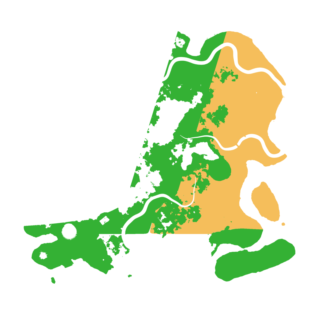 Biome Rust Map: Procedural Map, Size: 3750, Seed: 383899