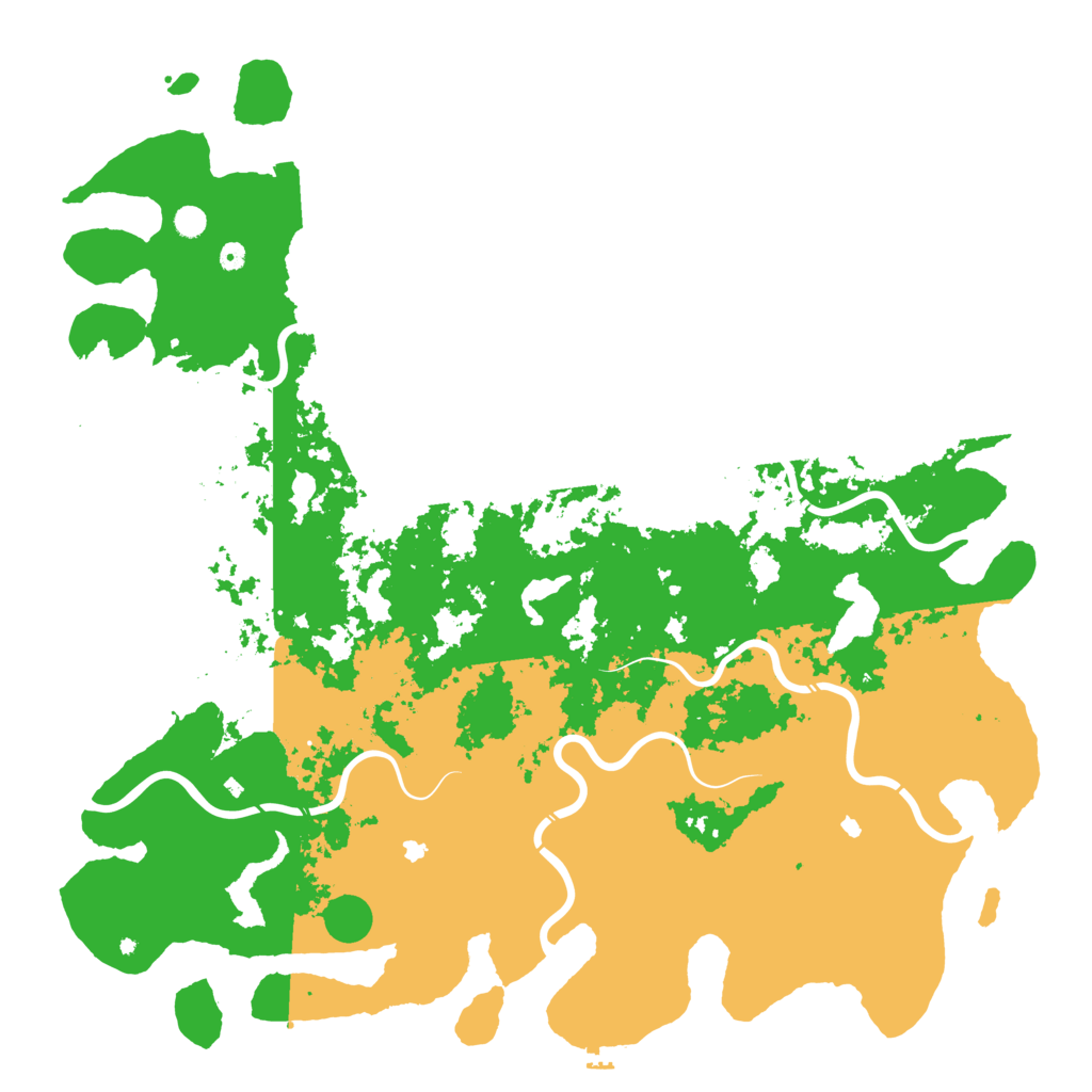 Biome Rust Map: Procedural Map, Size: 6000, Seed: 20260901