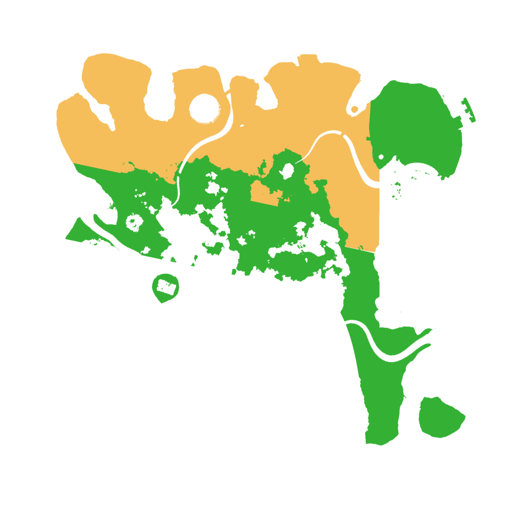 Biome Rust Map: Procedural Map, Size: 3000, Seed: 835882327