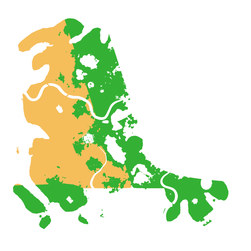 Biome Rust Map: Procedural Map, Size: 4000, Seed: 938447