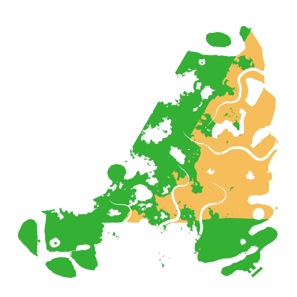Biome Rust Map: Procedural Map, Size: 4500, Seed: 2000244309
