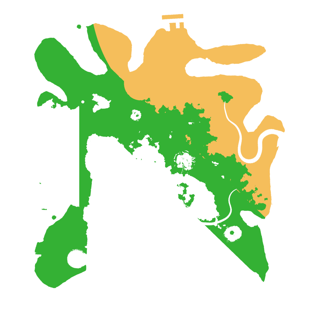 Biome Rust Map: Procedural Map, Size: 3000, Seed: 700700620