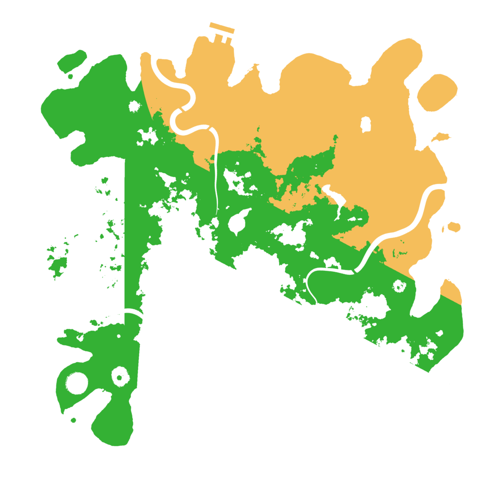 Biome Rust Map: Procedural Map, Size: 4000, Seed: 1551094711