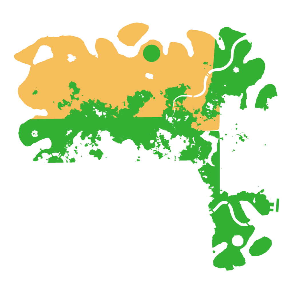 Biome Rust Map: Procedural Map, Size: 4500, Seed: 1881660526