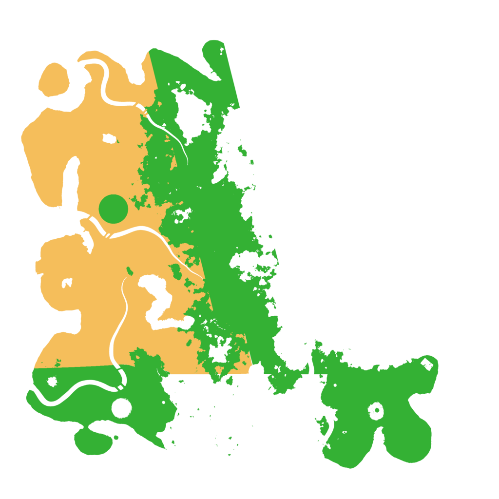 Biome Rust Map: Procedural Map, Size: 4500, Seed: 415720692