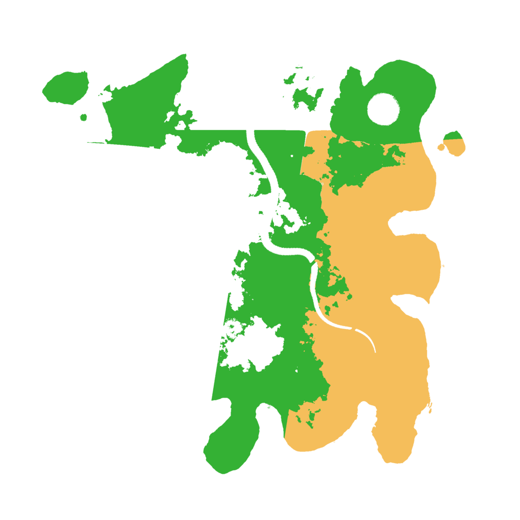 Biome Rust Map: Procedural Map, Size: 3000, Seed: 617281840