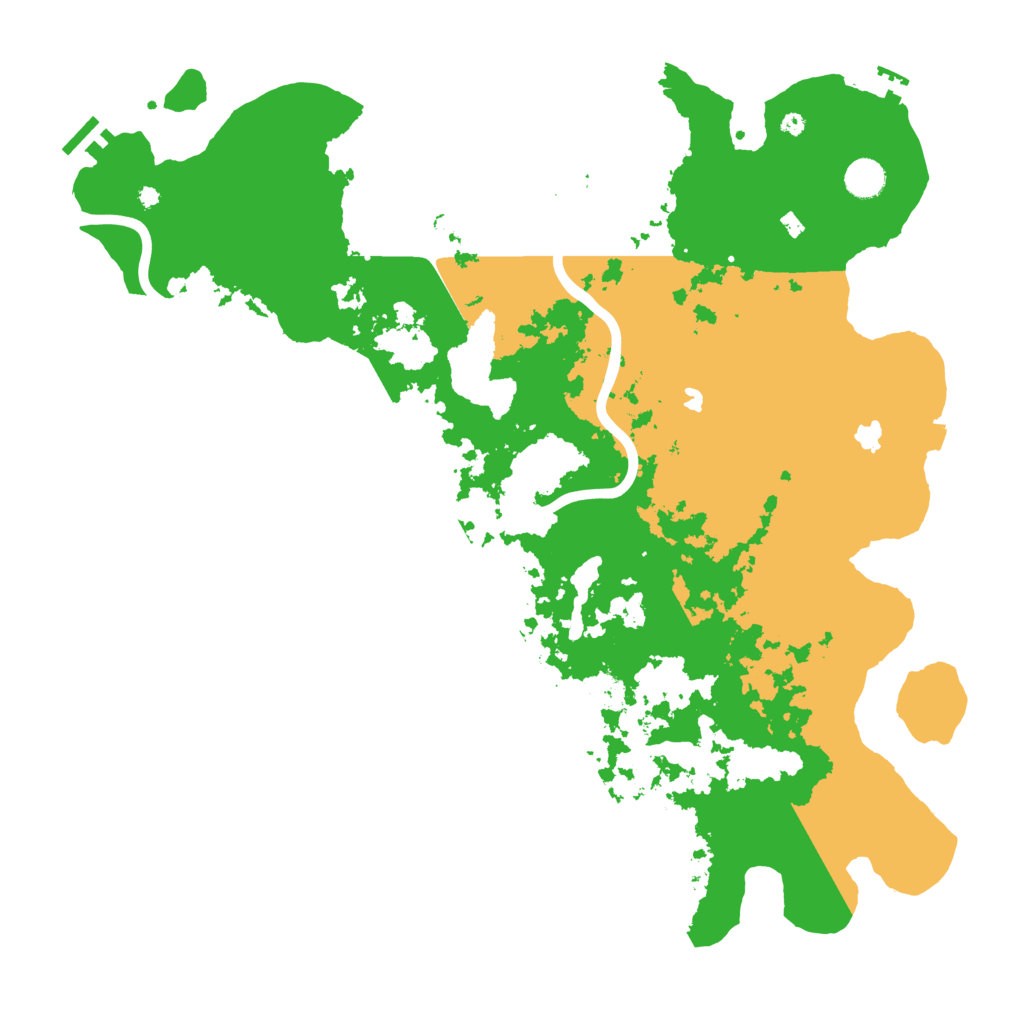 Biome Rust Map: Procedural Map, Size: 4500, Seed: 1909342093