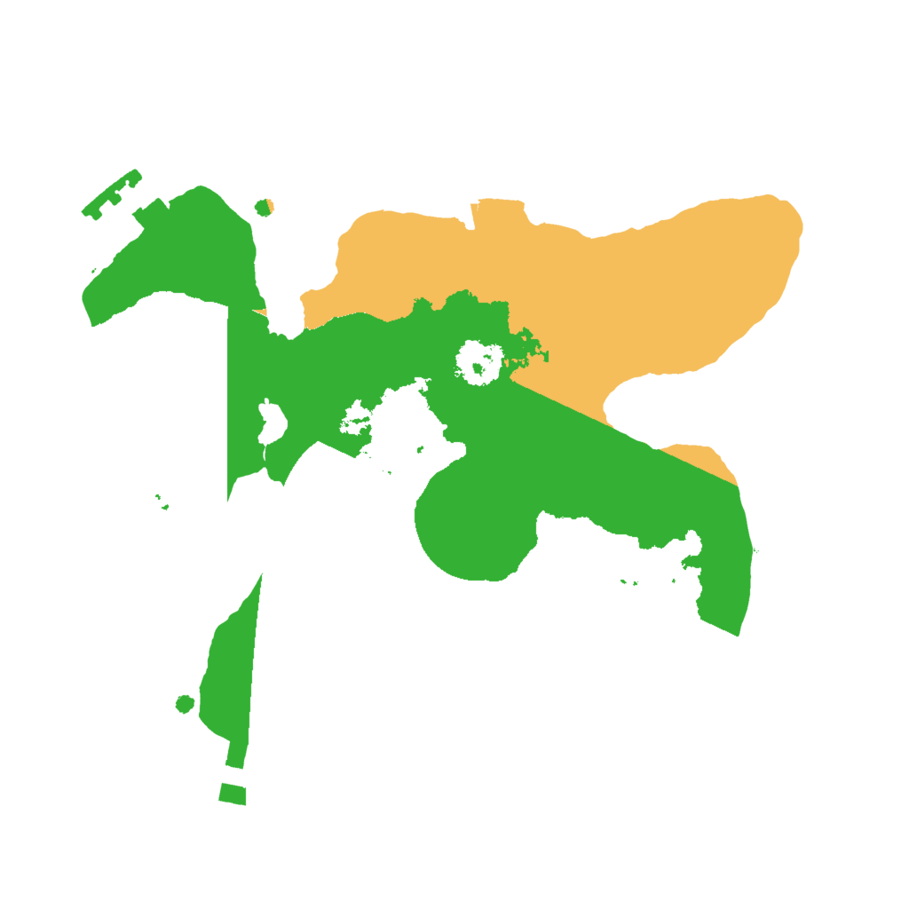 Biome Rust Map: Procedural Map, Size: 2000, Seed: 326488779