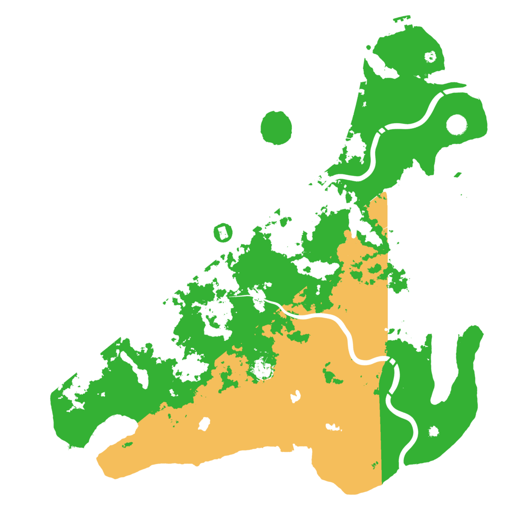 Biome Rust Map: Procedural Map, Size: 4500, Seed: 2074043613