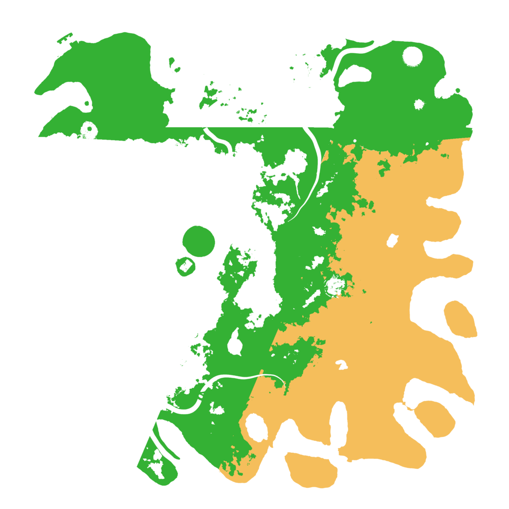 Biome Rust Map: Procedural Map, Size: 4500, Seed: 1115454643