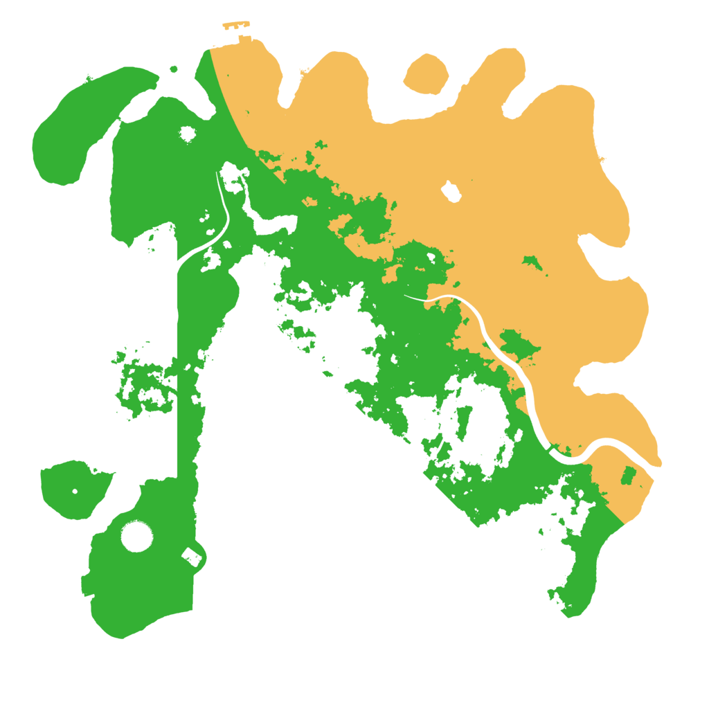 Biome Rust Map: Procedural Map, Size: 4000, Seed: 928535