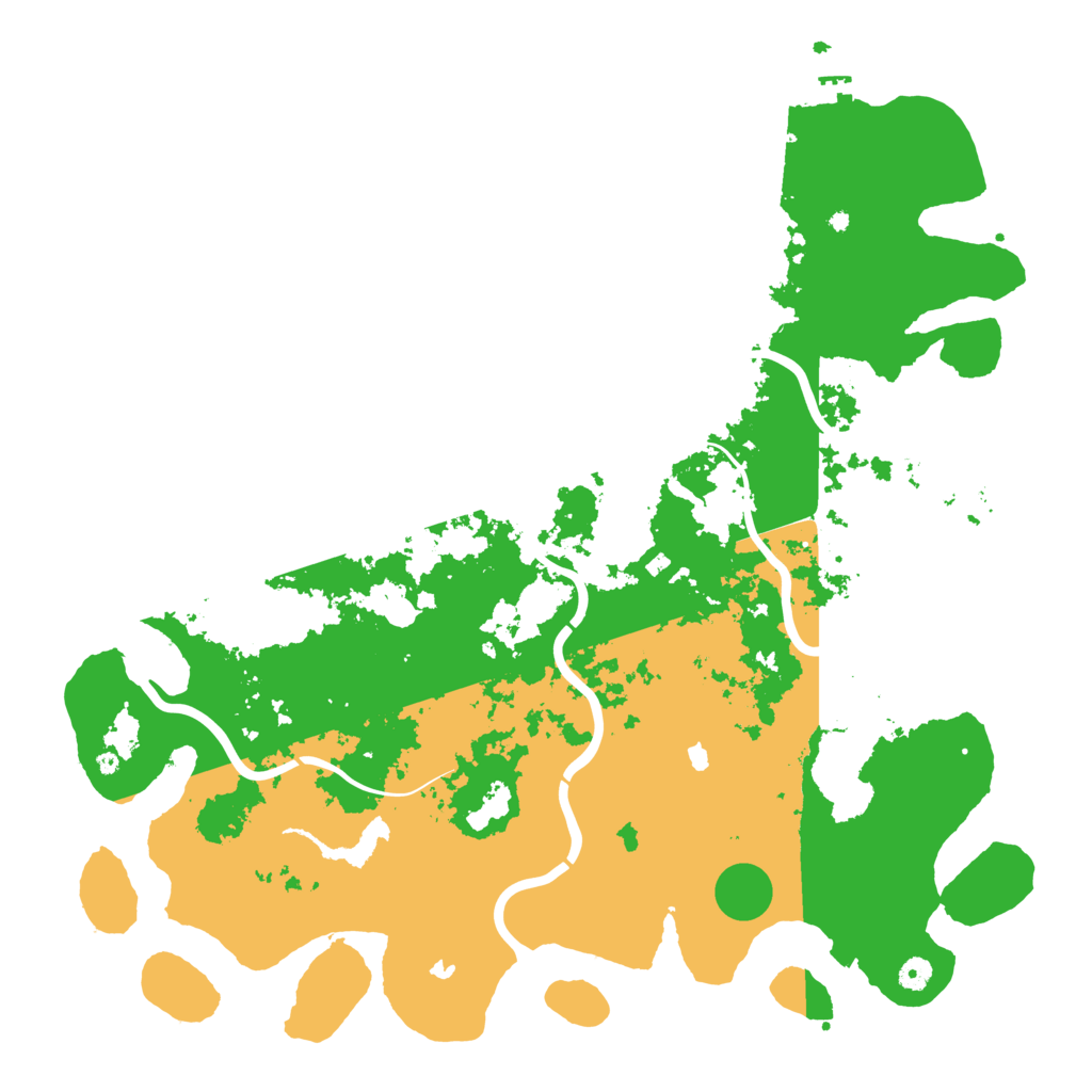 Biome Rust Map: Procedural Map, Size: 5000, Seed: 1709190991