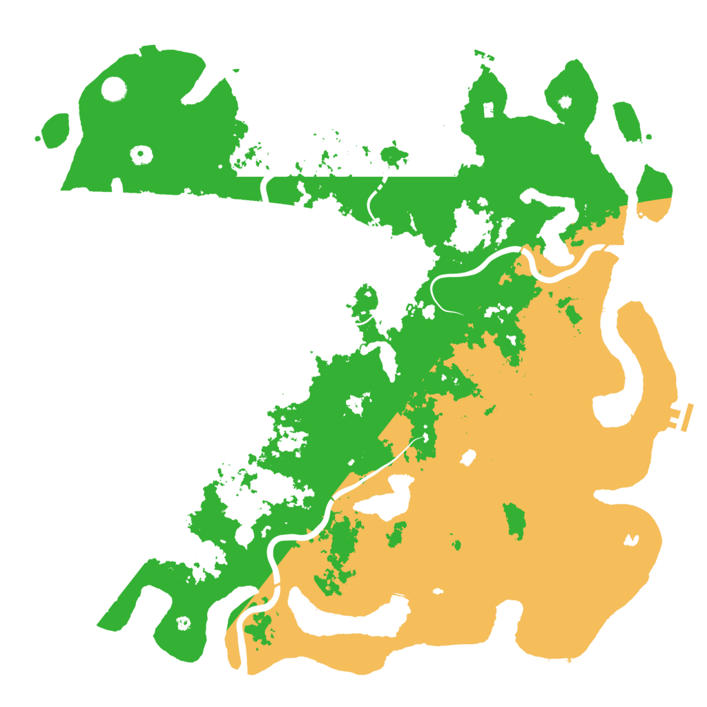 Biome Rust Map: Procedural Map, Size: 5000, Seed: 1460160991