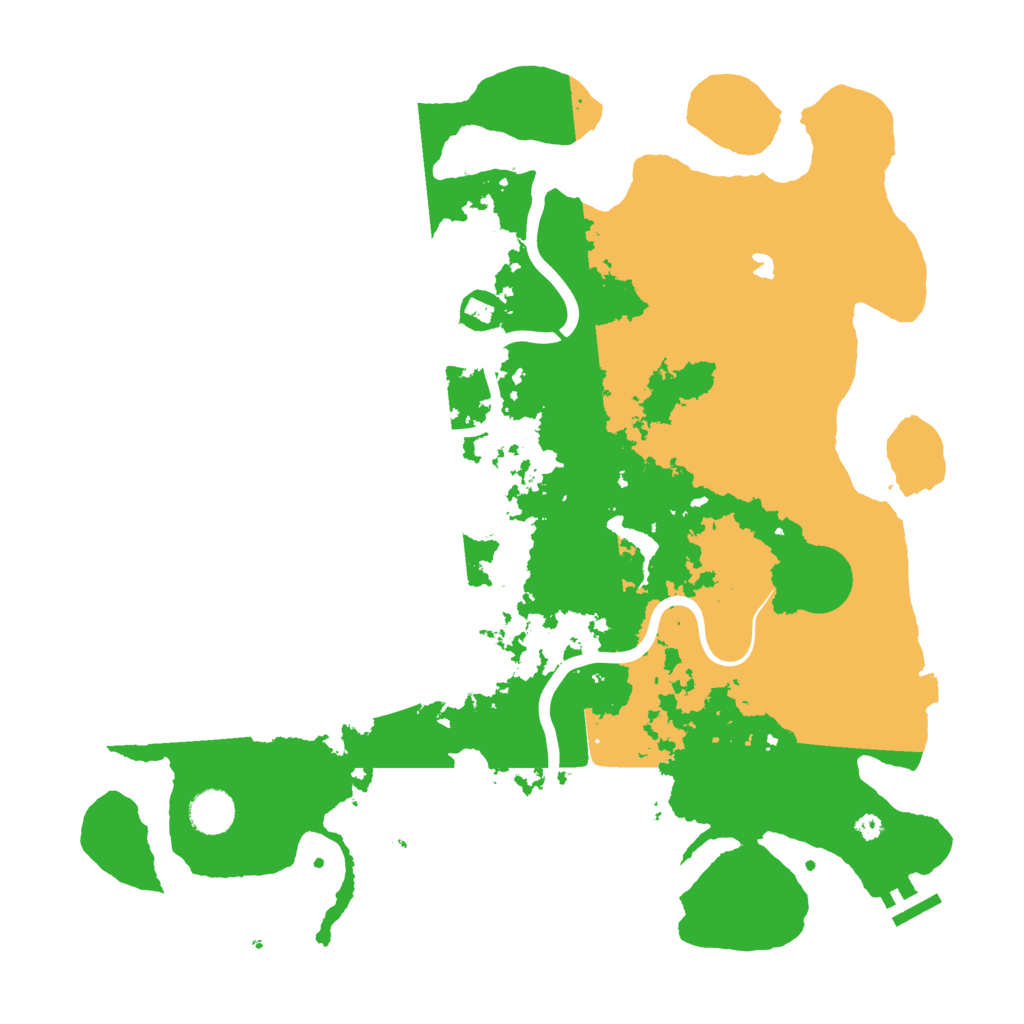 Biome Rust Map: Procedural Map, Size: 4000, Seed: 3950