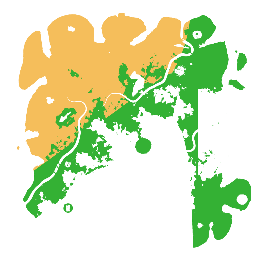 Biome Rust Map: Procedural Map, Size: 4500, Seed: 75422