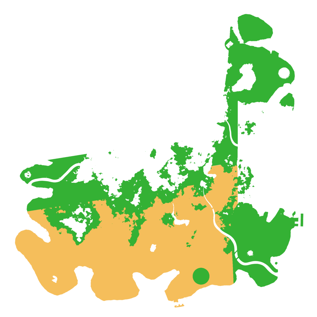 Biome Rust Map: Procedural Map, Size: 5000, Seed: 162470045