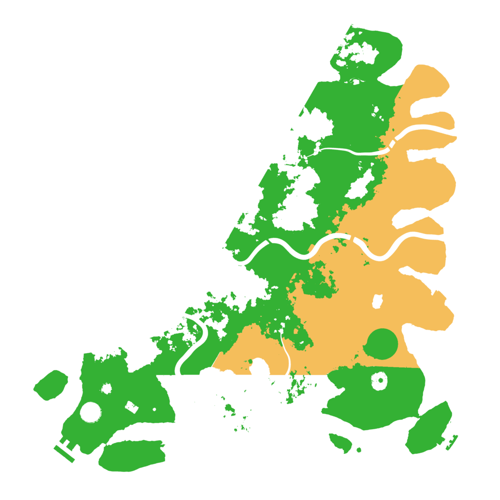Biome Rust Map: Procedural Map, Size: 4250, Seed: 13998