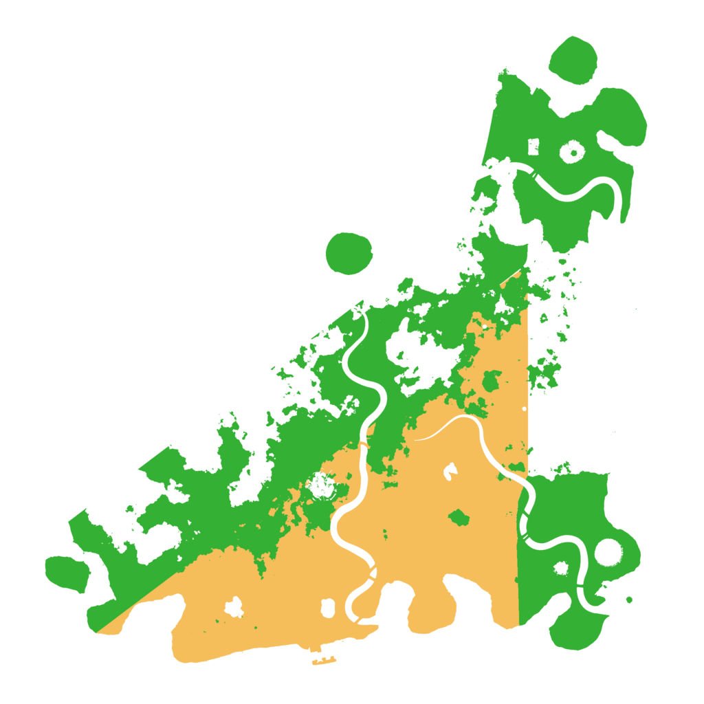 Biome Rust Map: Procedural Map, Size: 4500, Seed: 515045284