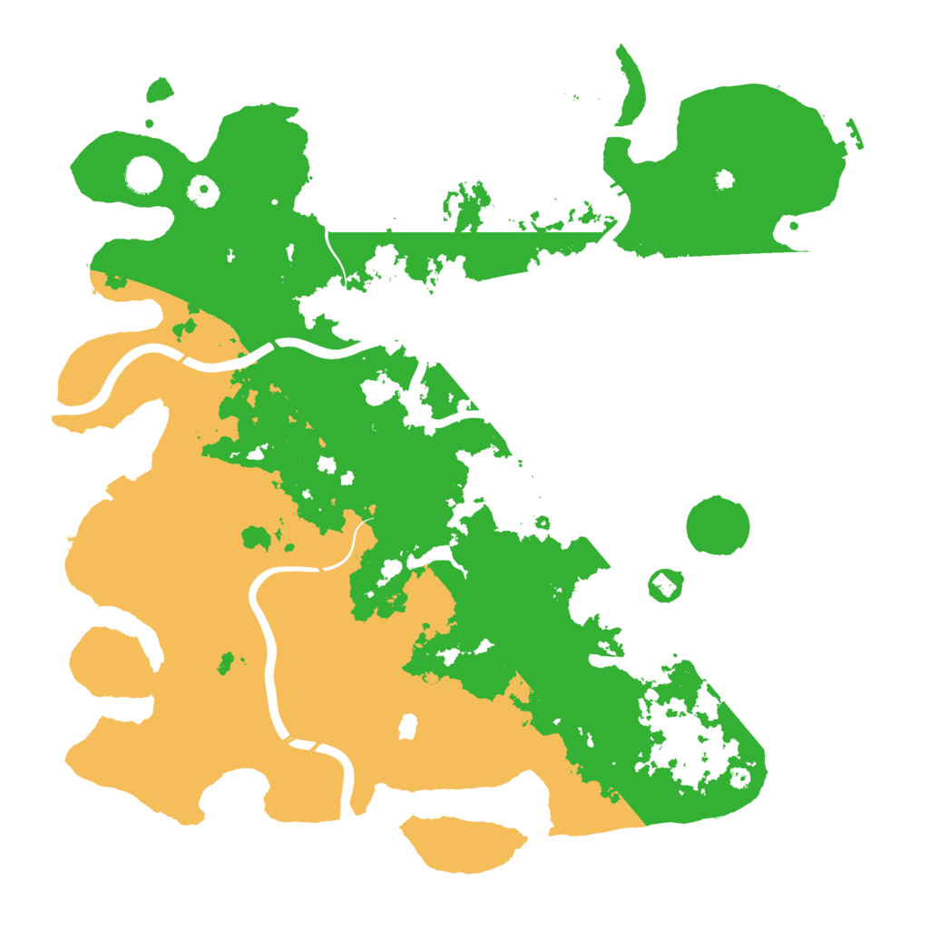 Biome Rust Map: Procedural Map, Size: 4400, Seed: 1590085987