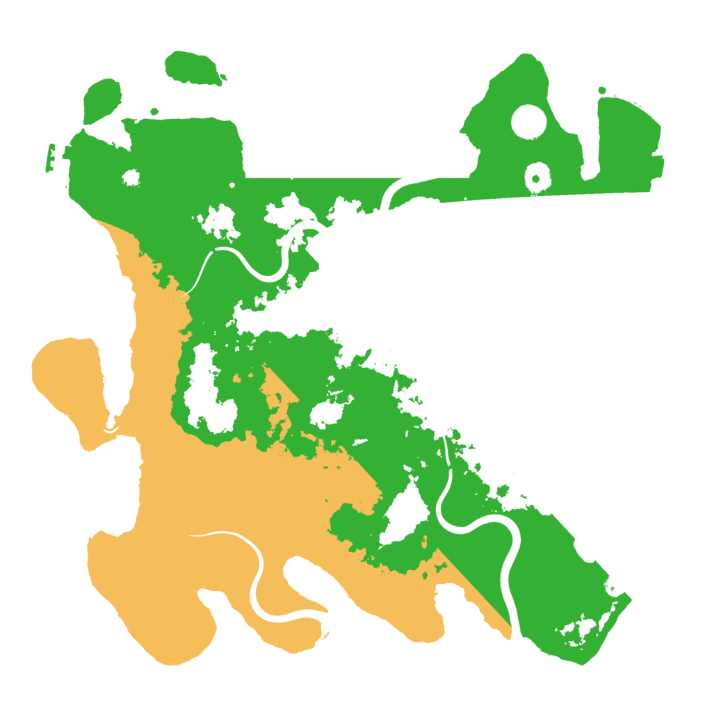 Biome Rust Map: Procedural Map, Size: 3750, Seed: 370302610