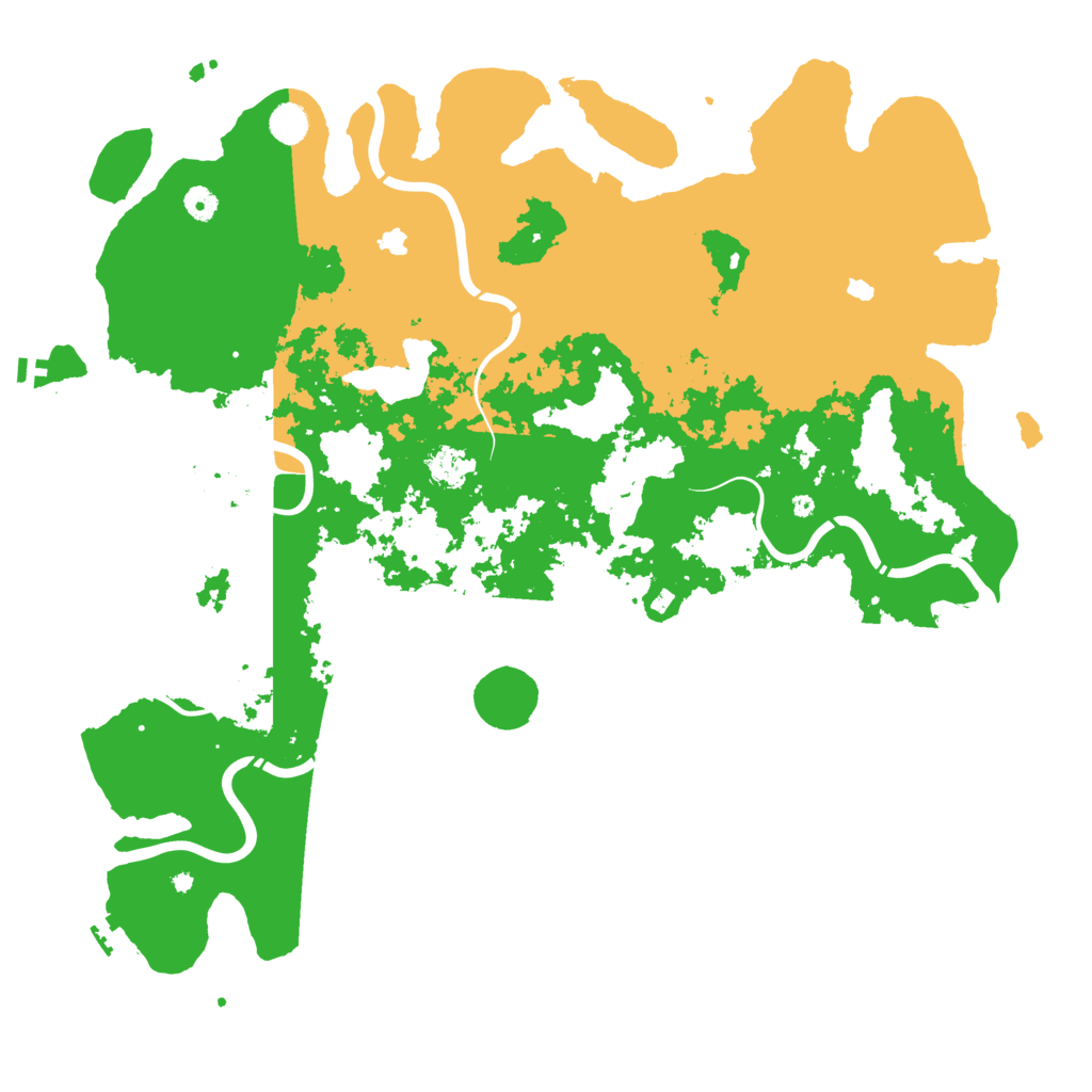 Biome Rust Map: Procedural Map, Size: 4900, Seed: 713216985