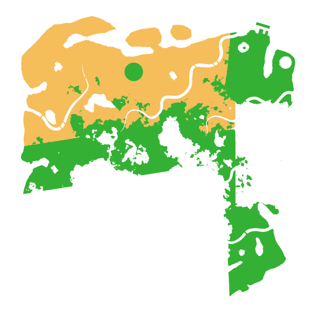 Biome Rust Map: Procedural Map, Size: 4500, Seed: 1959113142