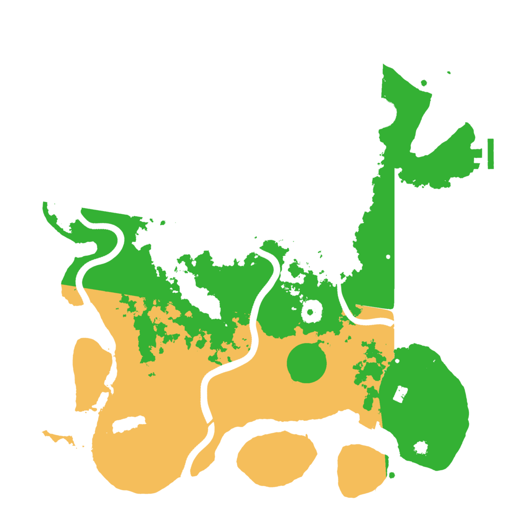 Biome Rust Map: Procedural Map, Size: 3500, Seed: 453026