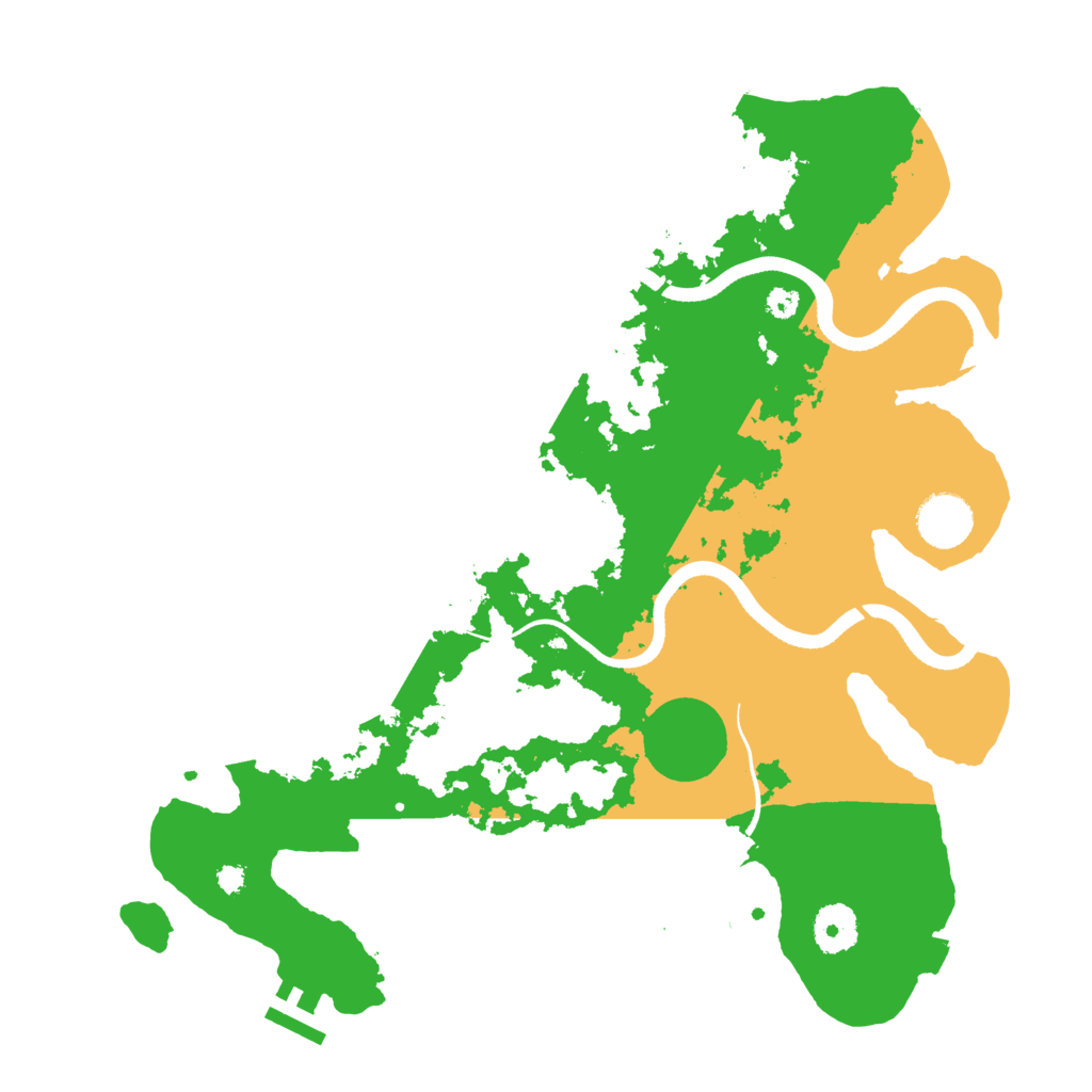 Biome Rust Map: Procedural Map, Size: 3500, Seed: 347163869