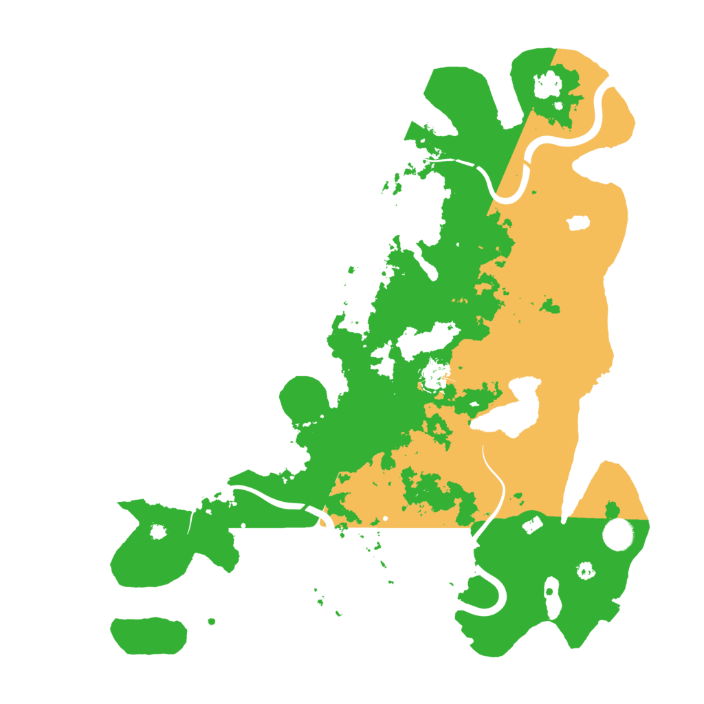 Biome Rust Map: Procedural Map, Size: 4000, Seed: 185905422