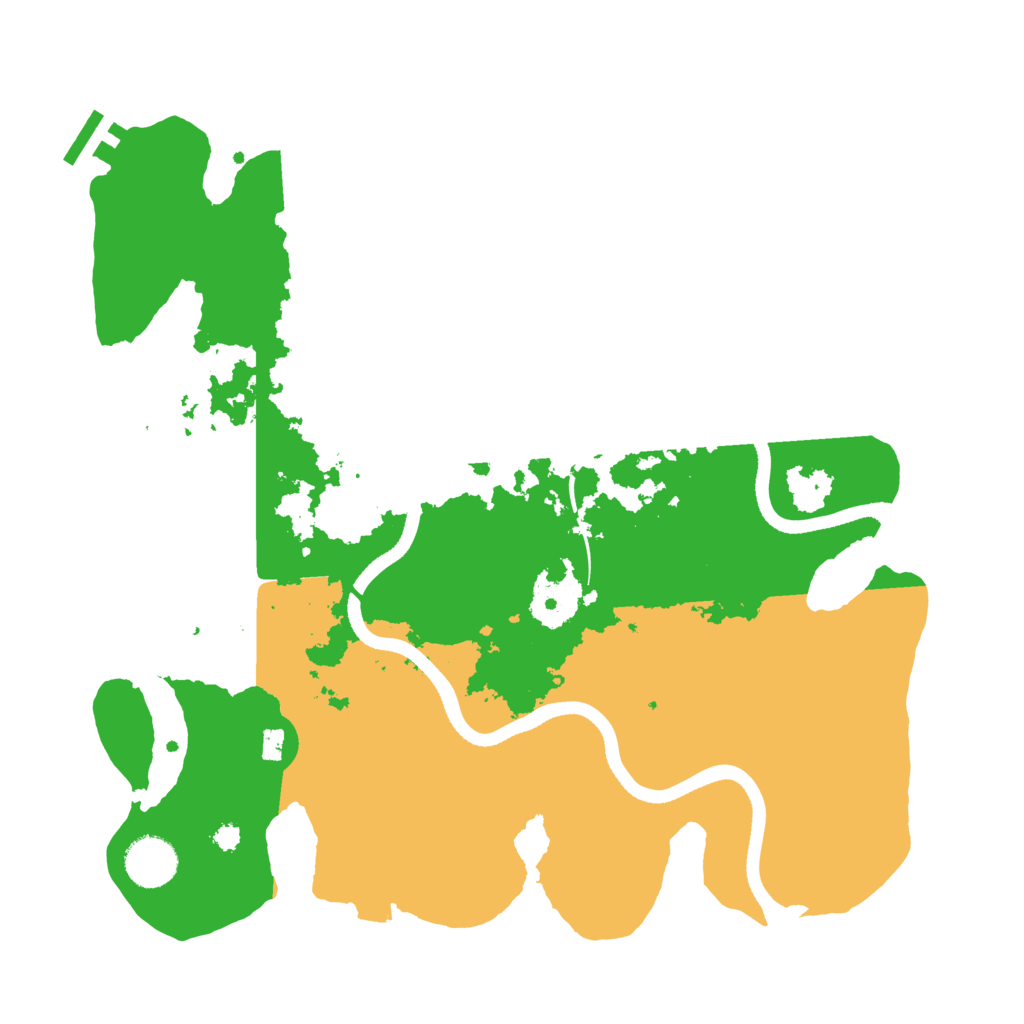 Biome Rust Map: Procedural Map, Size: 3500, Seed: 1864230915