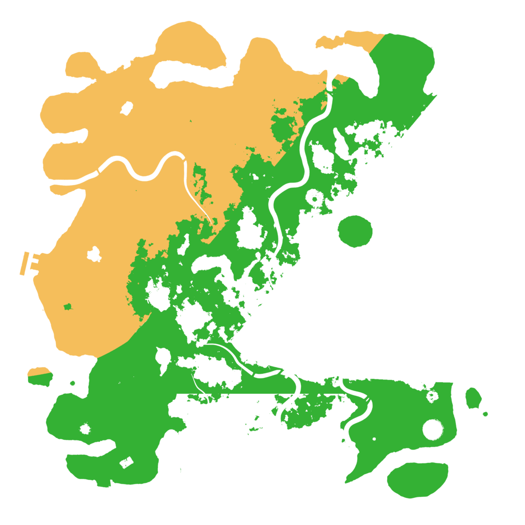 Biome Rust Map: Procedural Map, Size: 4500, Seed: 322592