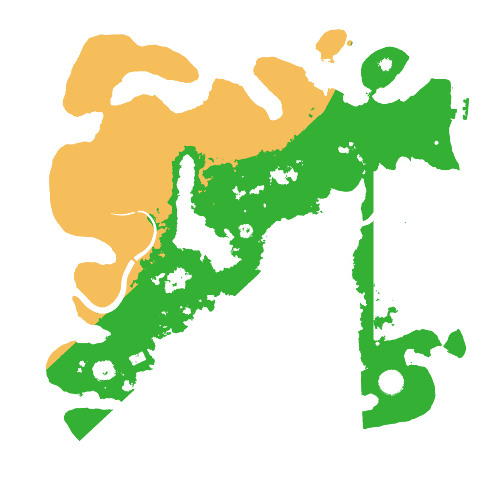 Biome Rust Map: Procedural Map, Size: 3500, Seed: 2079009299