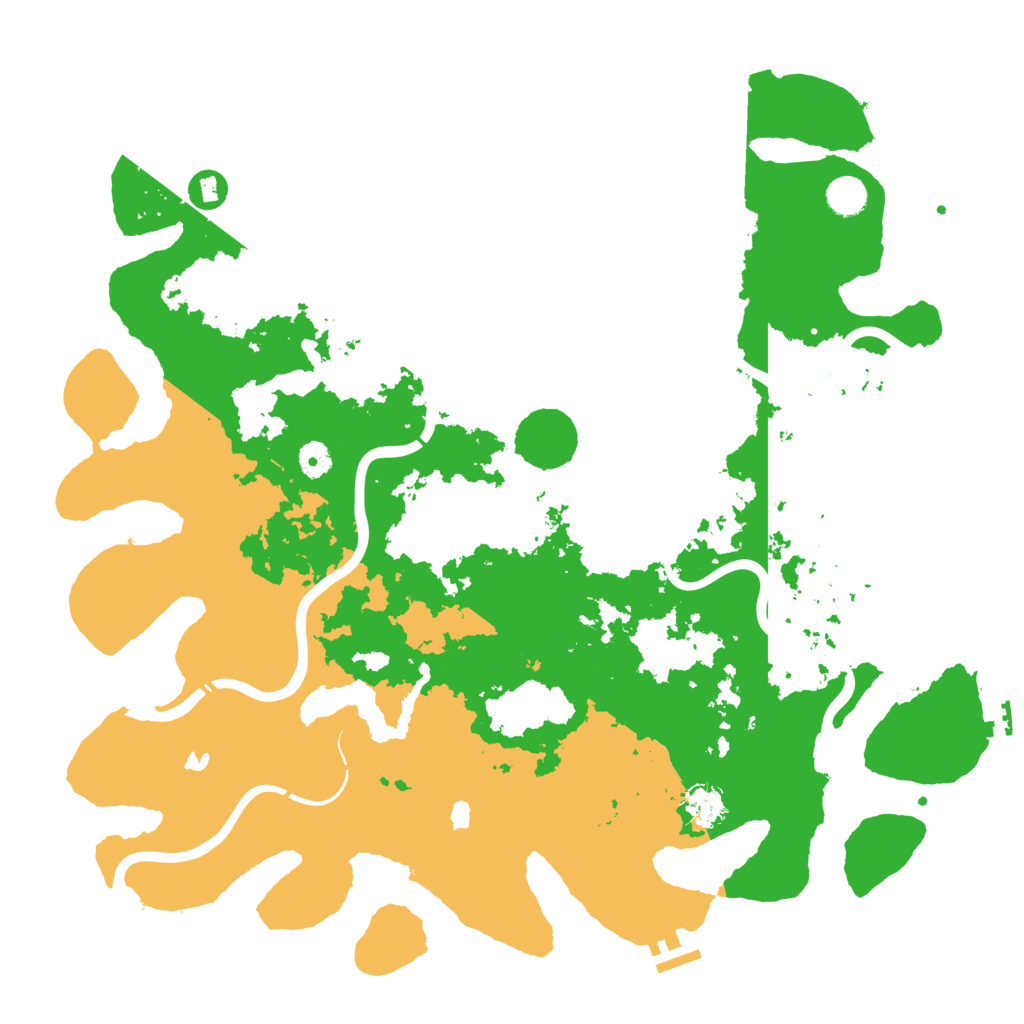 Biome Rust Map: Procedural Map, Size: 4500, Seed: 633204688